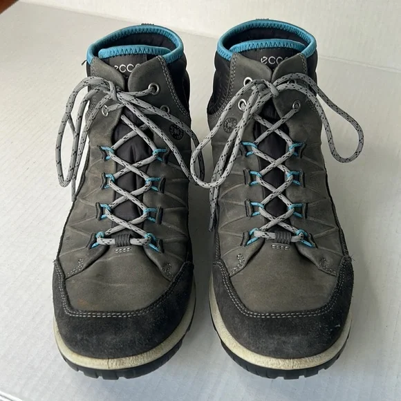 ECCO Yak Gore-Tex Women’s Size EU 41 Gray Lace-Up Hiking Boots - Picture 7 of 11